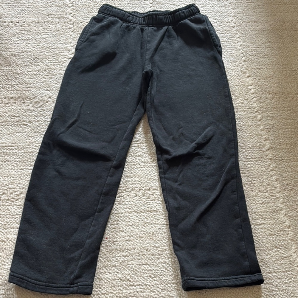 Cat & Jack Black Sweatpants Relaxed Fit Elastic Waist
